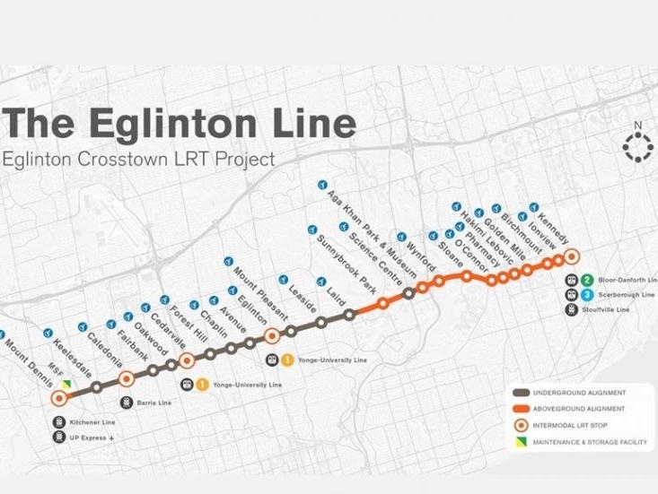 Route Map (www.thecrosstown.ca)