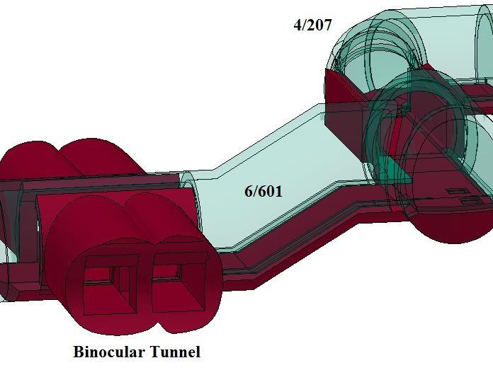 Binocular Tunnel at Jubilee Platform level