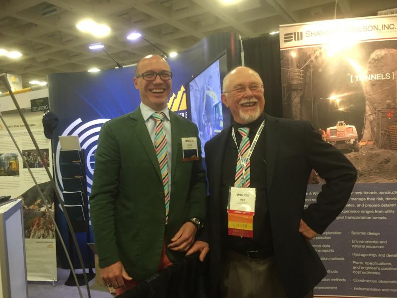 Red Robinson (of Shannon and Wilson) and Gerald Skalla (MD and Partner of Dr. Sauer & Partners, London)