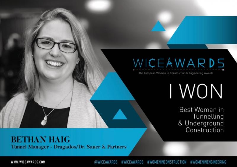 Bethan Haig WINNER at WICE Awards 2017!