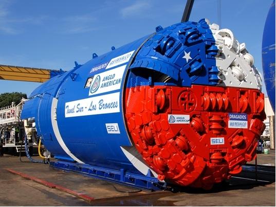 TBM Tunnel Sur (http://www.construccionminera.cl/)